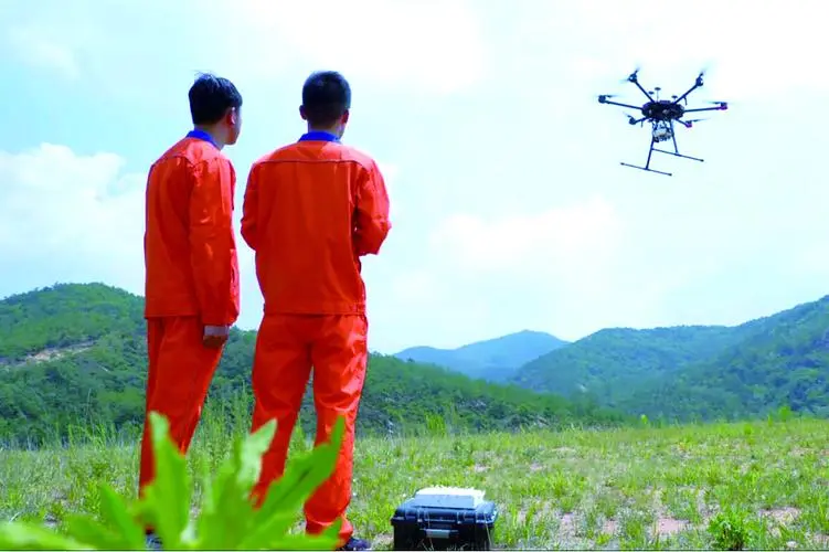 东河无人机倾斜摄影巡检拍摄